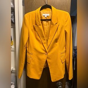 New York & Company Blazer - Sz 10 Mustard Yellow